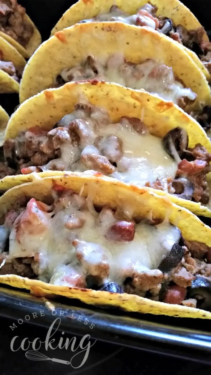 Cheesy Baked Tacos