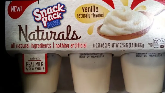 New Naturals Pudding packs
