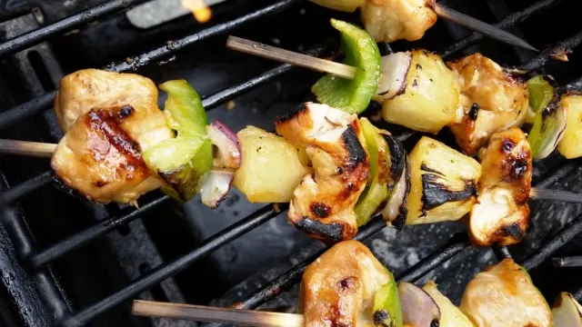 Hawaiian Chicken Kebabs