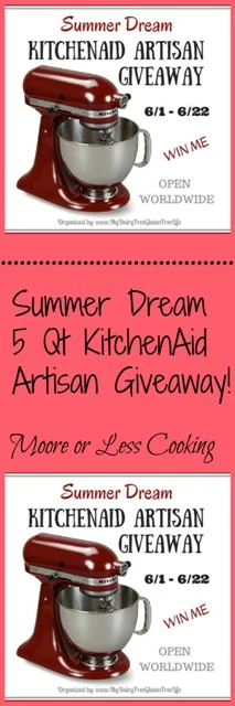 Summer Dream 5 qt KitchenAid Artisan Giveaway!