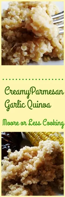 Creamy Parmesan Garlic Quinoa