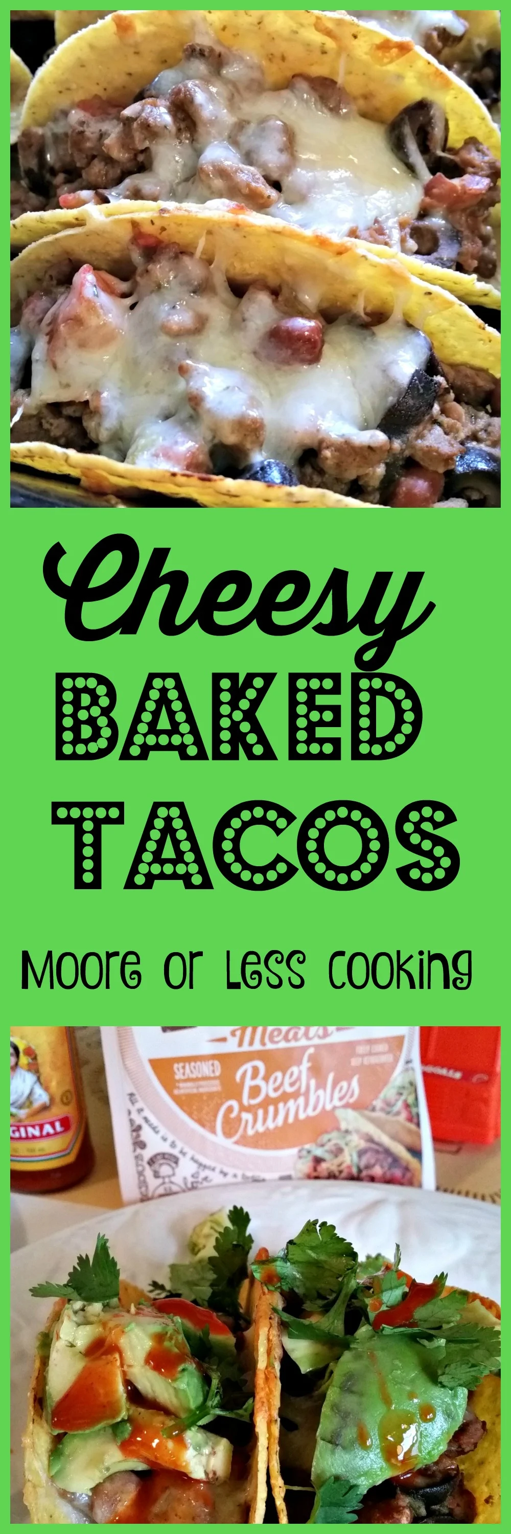 Cheesy Baked Tacos