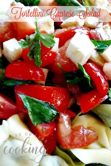 Tortellini Caprese Salad #CookoutWeek