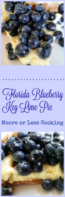 Florida Blueberry Key Lime Pie