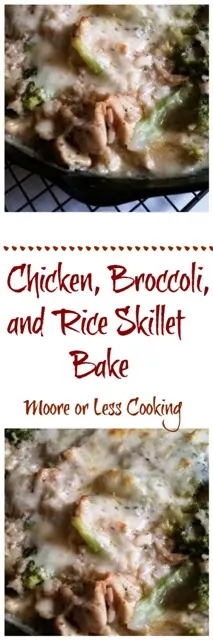 Chicken, Broccoli, and Rice Skillet Bake