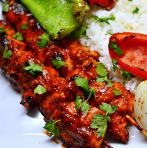 Barbecue Chicken Skewers 