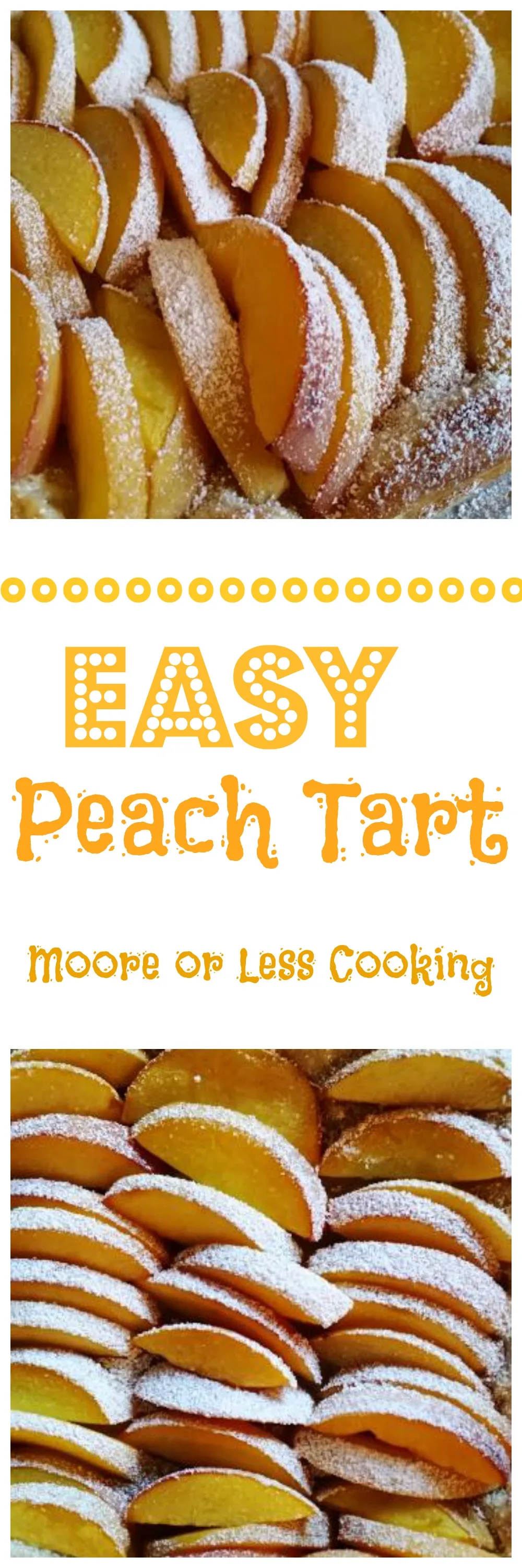 Easy Peach Tart
