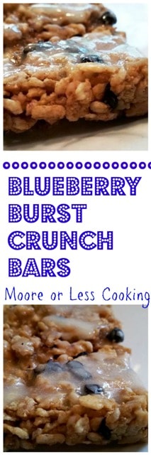 Blueberry Burst Crunch Bars