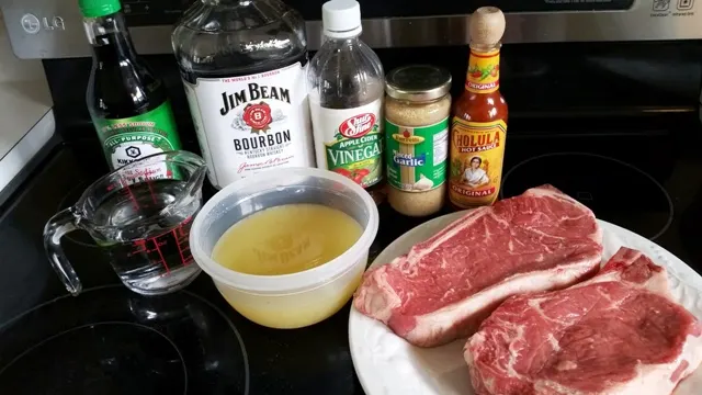 Grilled Steaks with Kentucky Bourbon Marinade