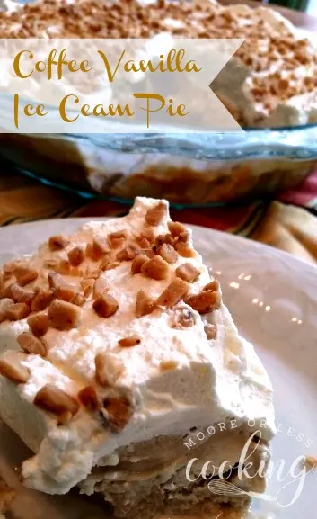 Coffee Vanilla Ice Cream Pie