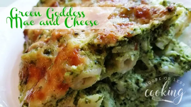 Green Goddess Mac and Cheese #SundaySupper