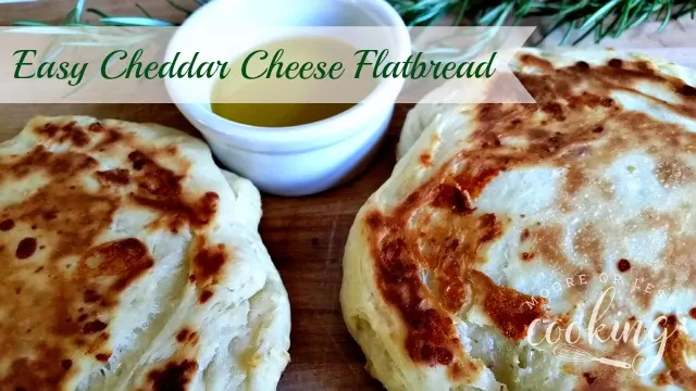 Easy Cheddar Cheese Flatbread