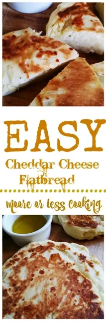 Easy Cheddar Cheese Flatbread