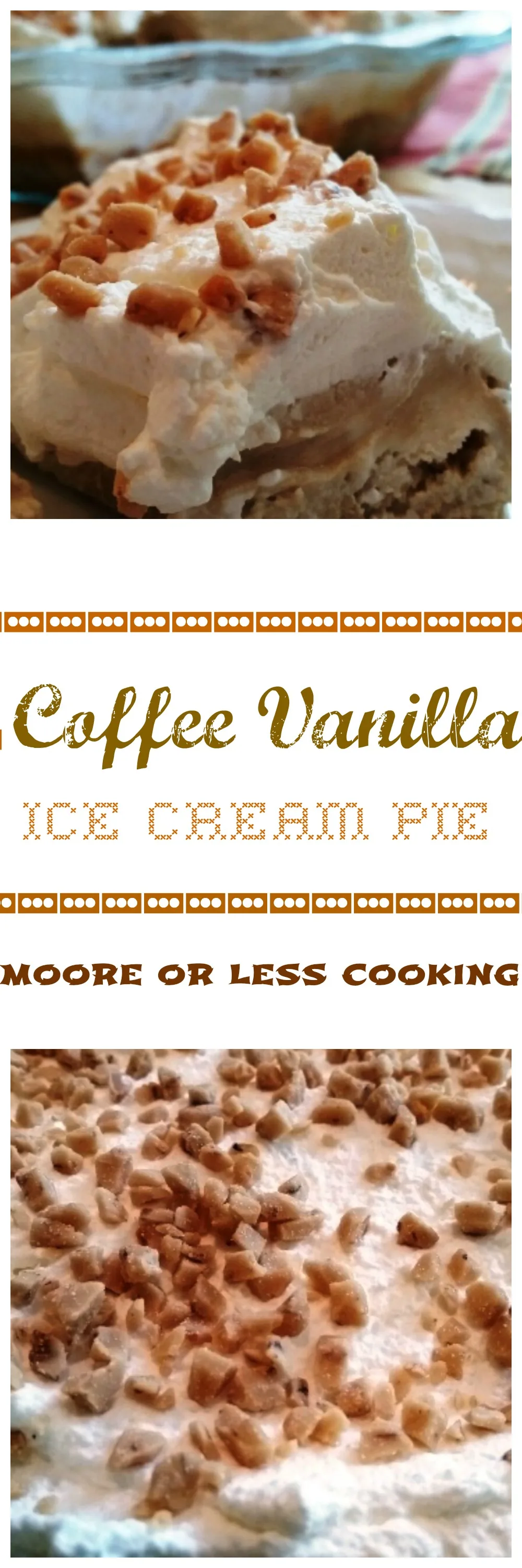 COFFEE VANILLA ICE CREAM PIE #SUNDAYSUPPER