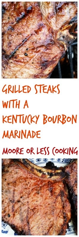 Grilled Steaks with Kentucky Bourbon Marinade and a ButcherBox Giveaway!
