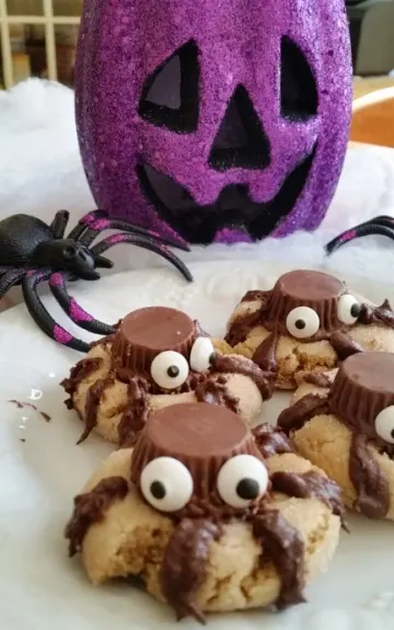 Halloween Spider Cookies