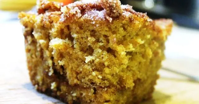 Pumpkin Streusel Coffee Cake Delicious and very easy to make, this cake is amazing. Even better if you use fresh pumpkin puree. Get recipe here. cookingwithmaryandfriends.com
