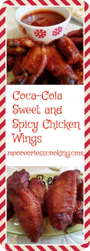Coca-Cola Sweet and Spicy Chicken Wings - Moore or Less Cooking