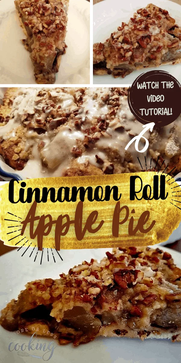 Cinnamon Roll Apple Pie
