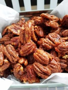 Sweet, Spicy, and Salty Pecans