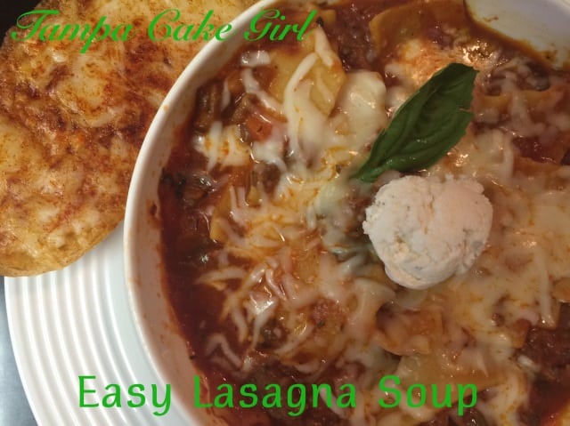 Easy Lasagna Soup