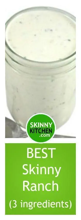 The Best Skinny Ranch Dressing