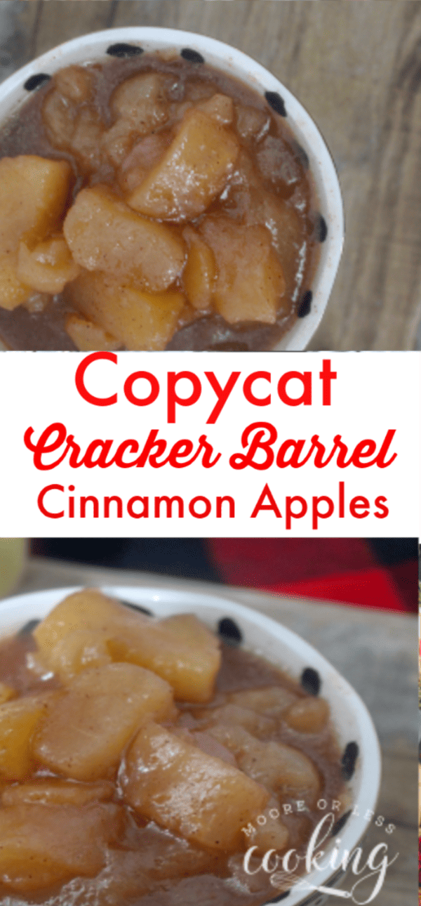 Copycat Cracker Barrel Cinnamon Apples & Video