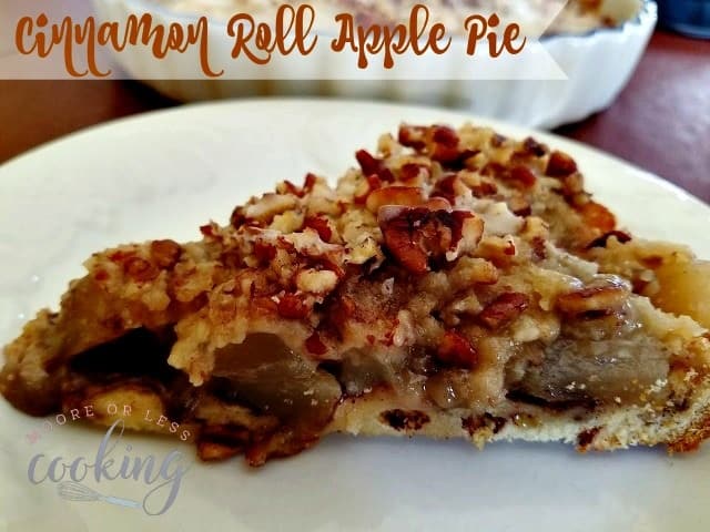 Cinnamon Roll Apple Pie