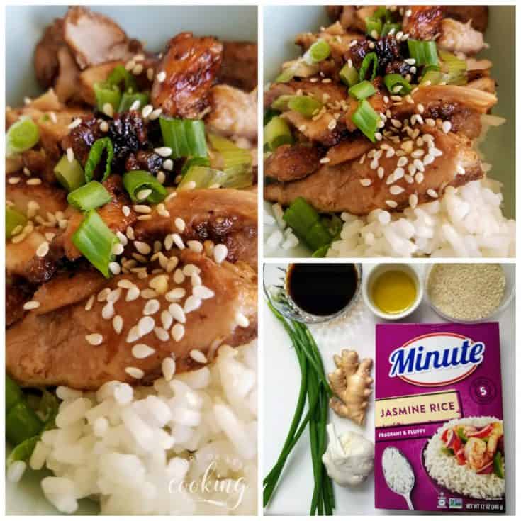 Ginger Soy Chicken over Jasmine Rice Moore or Less Cooking