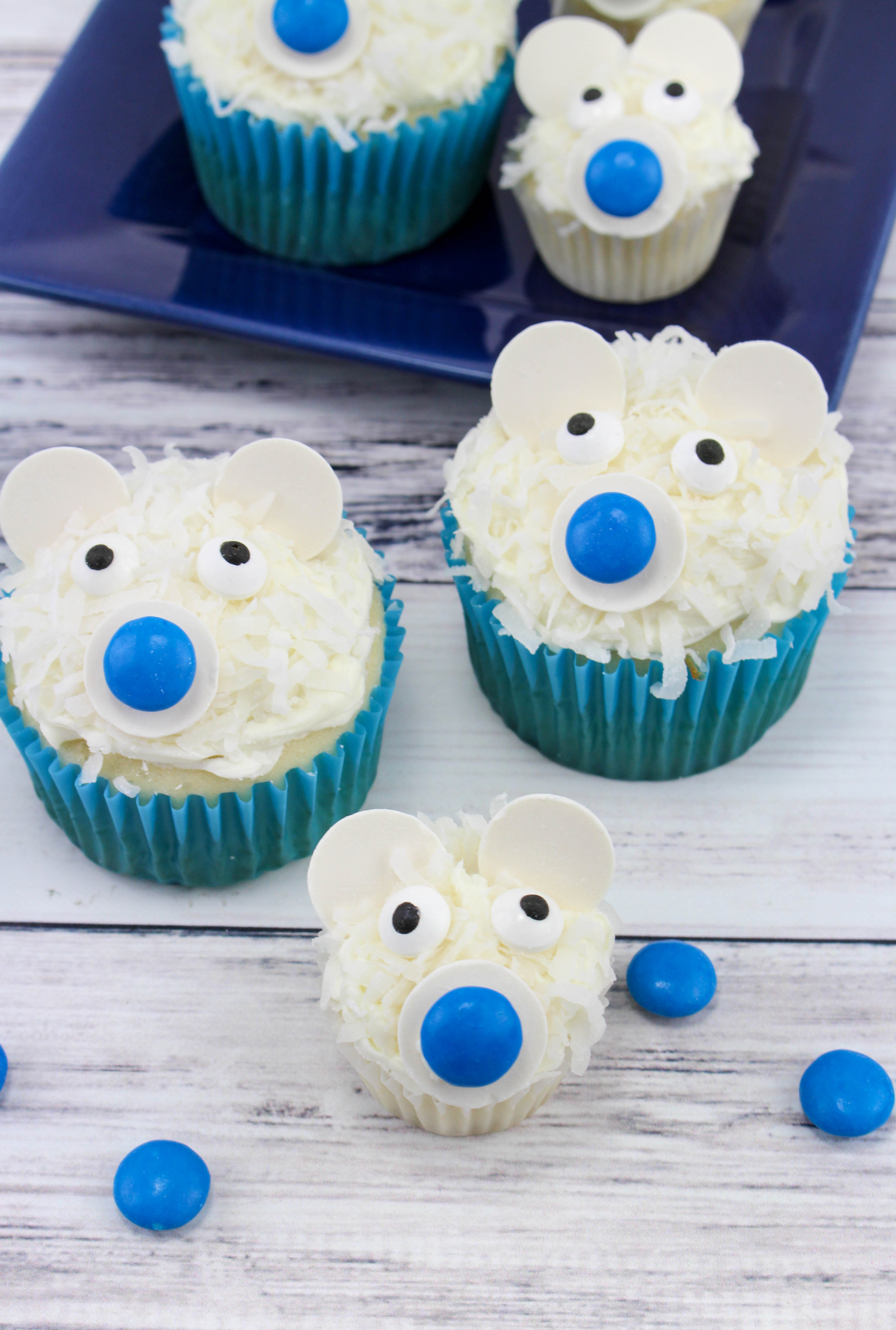 Polar Bear Cupcakes