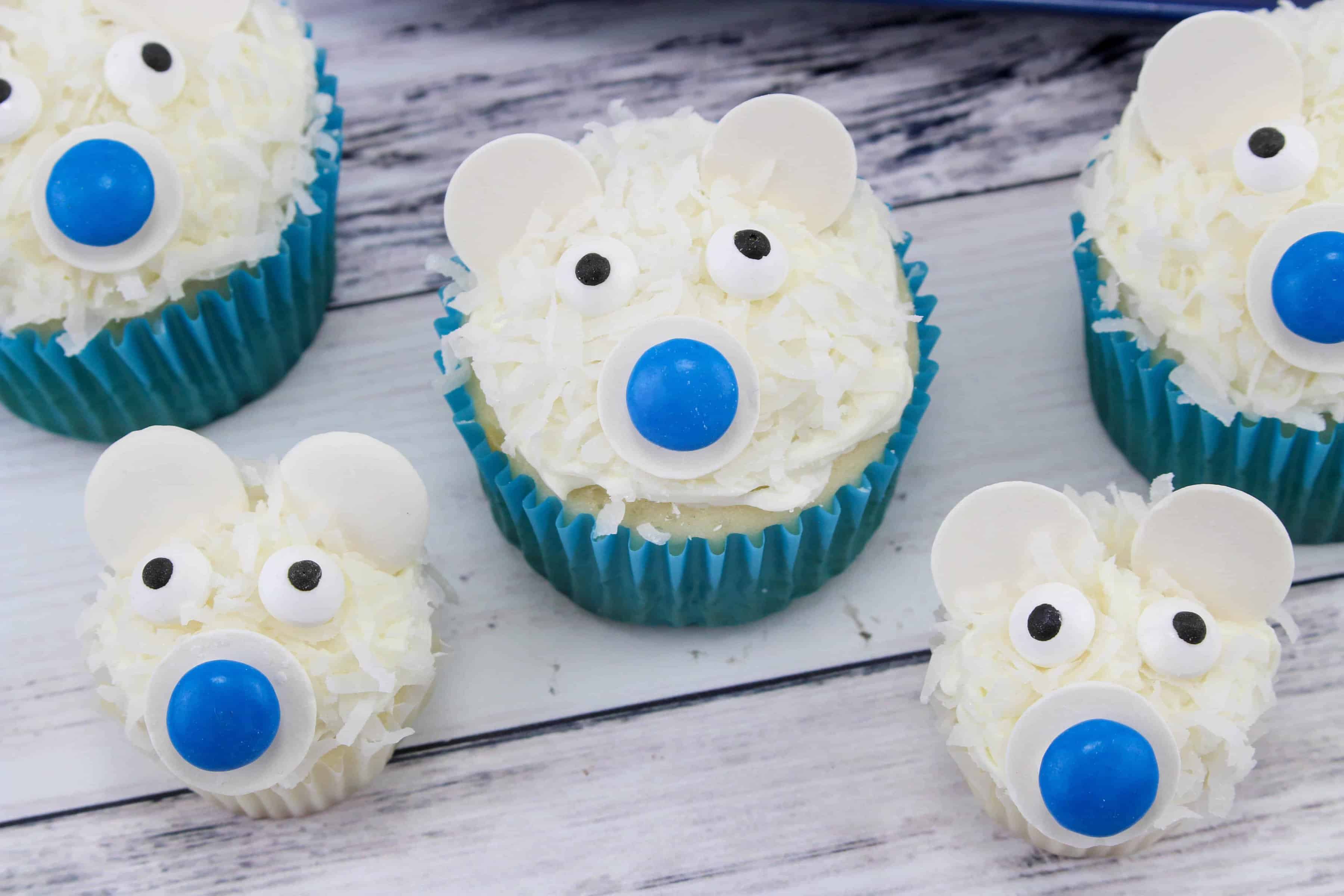 Polar Bear Cupcakes Moore or Less Cooking