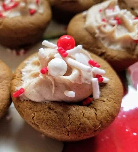 Gingerbread Cookie Cups #ChristmasSweetsWeek