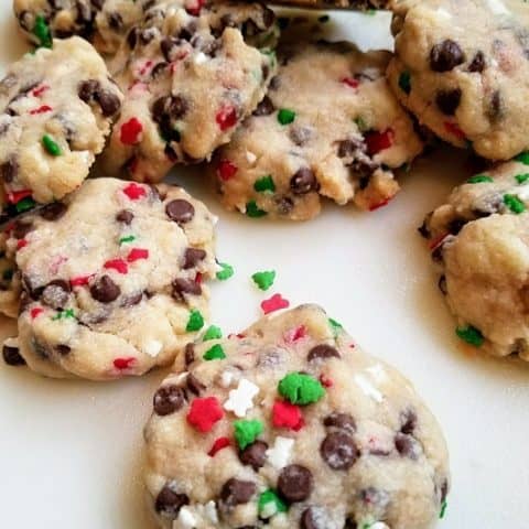 Christmas Chocolate Chip Sprinkles Butter Cookies #ChristmasSweetsWeek-image