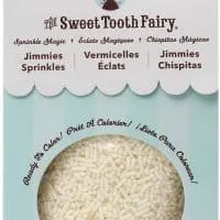 American Crafts Sweet Tooth Fairy Sprinkle Magic Jimmies 6 Oz, White