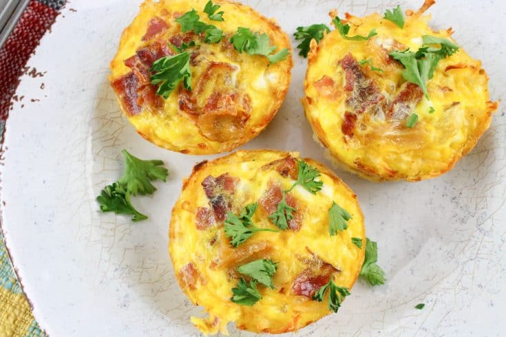 Bacon & Egg Hash Brown Muffins