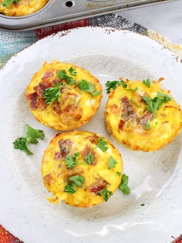 Bacon & Egg Hashbrown Muffins Story