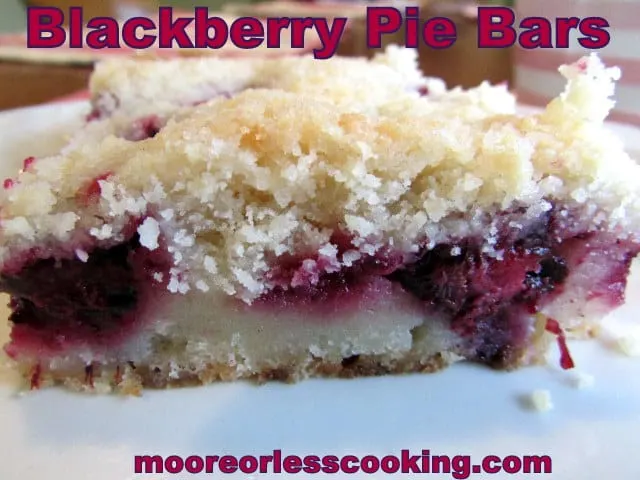 Blackberry Pie Bars