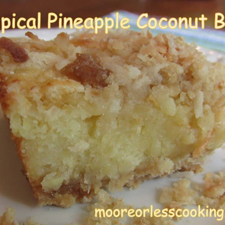 Tropical Pineapple Coconut Bars-image