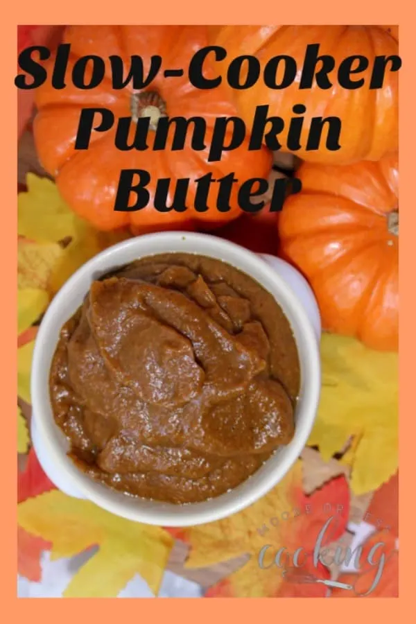 Slow Cooker Pumpkin Butter - Moore or Less Cooking