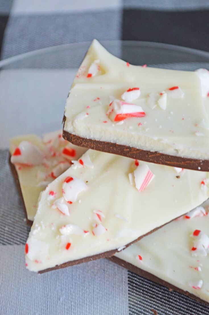 Easy 3-Ingredient Candy Cane Bark