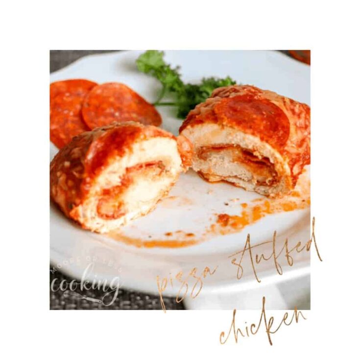 Image for Keto Pizza Stuffed Baked Chicken