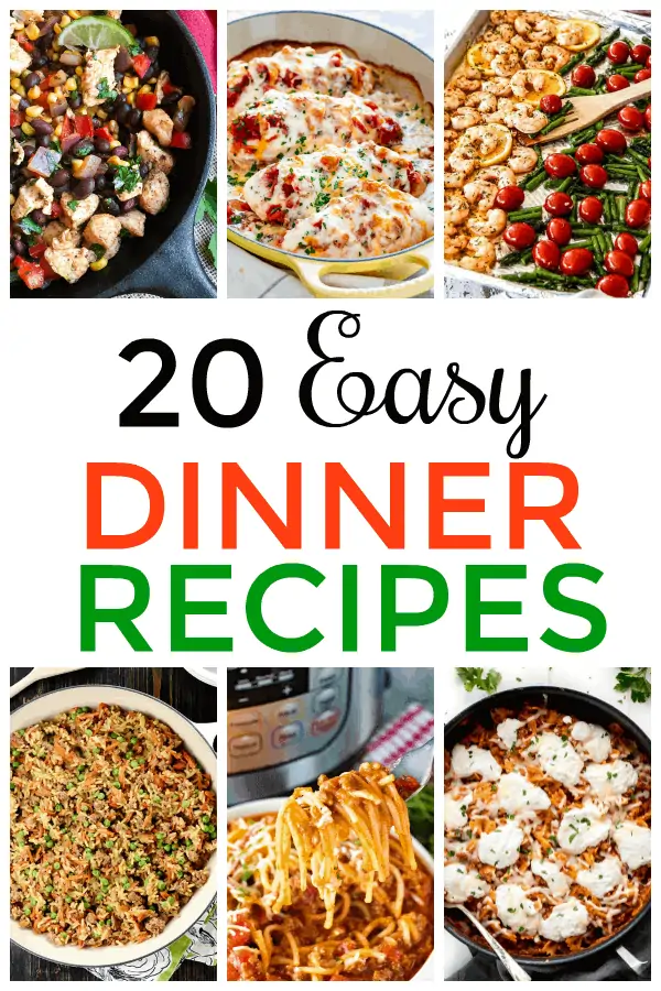 20 Easy Dinner Recipes for Beginners