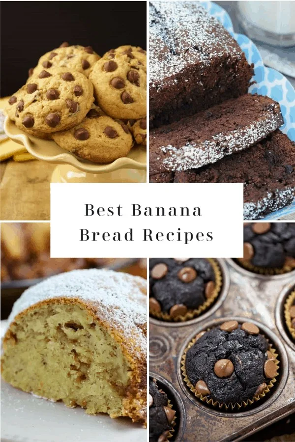 Tired of Basic Banana Bread? Step Up the Classic With These 41 Recipe Variations #mooreorlesscooking #bananabread #bread #banana #chocolate #cookies #cake via @Mooreorlesscook