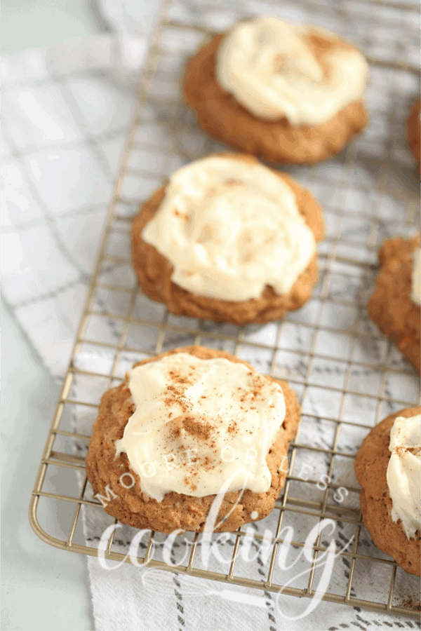 Best Carrot Cake Cookies with Cream Cheese Frosting