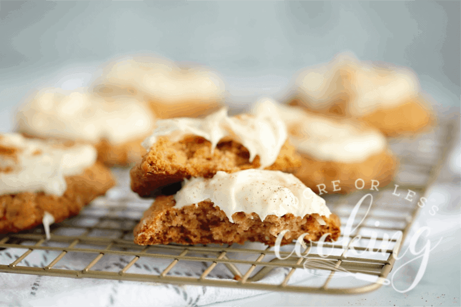 Best Carrot Cake Cookies with Cream Cheese Frosting