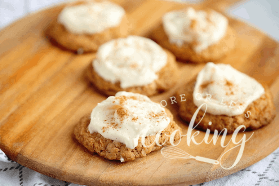 Best Carrot Cake Cookies with Cream Cheese Frosting
