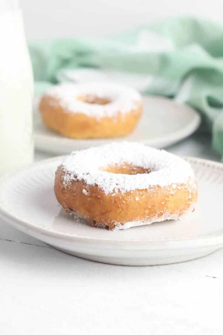 Powdered Sugar Biscuit Donuts