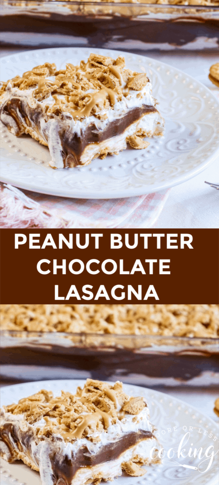 Peanut Butter Chocolate Lasagna