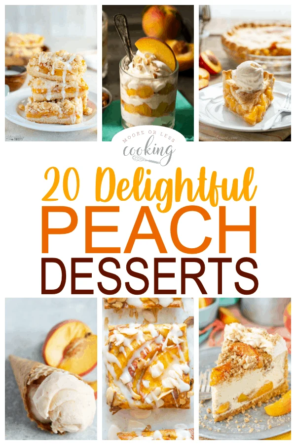 20 delightful peach desserts