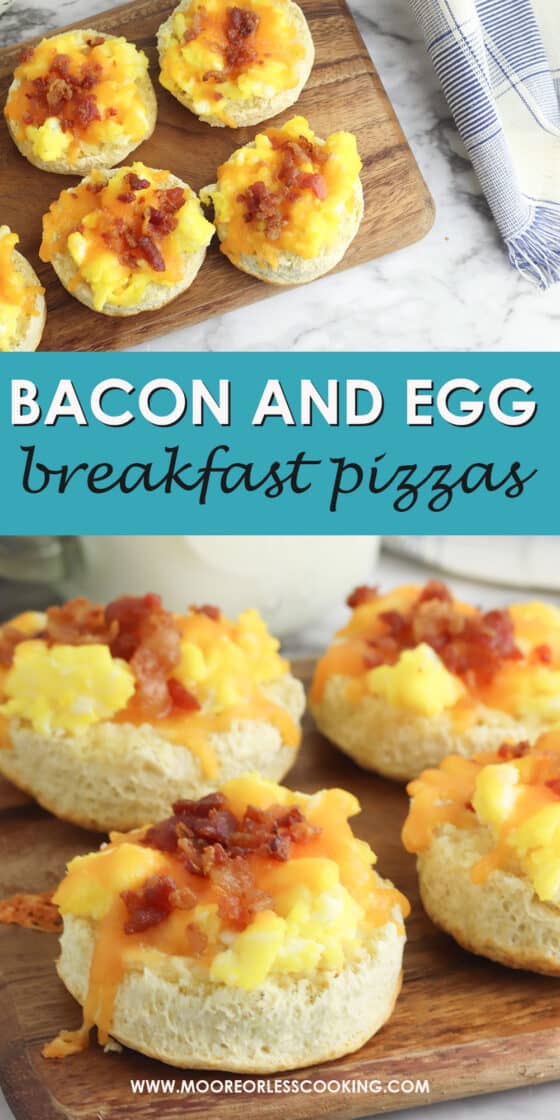 Easy To Make Mini Breakfast Pizzas - Moore or Less Cooking